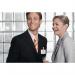Durable Visitor Badge with Rotating Clip Strap 60x90mm Blue (Pack of 25) 810606 DB814706