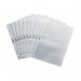 The image shows a pack of 10 durable punched pockets with transparent flipchart pockets in A4 landscape size. These pockets are designed to keep your documents protected and organized.