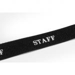 Durable Textile Staff Lanyard 20mm Black (Pack of 10) 823901 DB90920