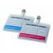 Durable Colour Coded Security Pass Red/Blue (Pack of 25) 999108004