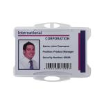 Durable Security Swipe Card Holder Transparent (Pack of 50) 999108011 DB90926