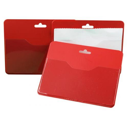 Red Durable 999108005 Security/Visitor Badge without Clip 