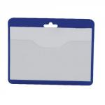 Durable Blue Security/Visitor Badge Without Clip 60x90mm Pack of 50 999108003