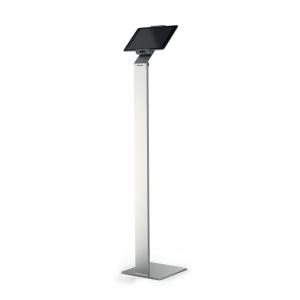 Durable Floor Tablet Stand 270x270x1215mm Silver 893223 DB97964