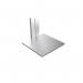 Durable Floor Tablet Stand 270x270x1215mm Silver 893223 DB97964