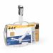 Durable RFID Secure Card Holder Duo with Metal Clip Fastener Clear (Pack of 10) 8902 DB98193