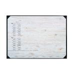 Durable Pinewood Panels Calendar Desk Mat 590 x 420mm 7312 DB98695