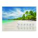 Durable Tropical Beach Calendar Mat Refill 570 x 410mm 7321