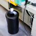 Durable Fire Extinguishing Metal Waste Bin TUV Certified 60L Black 330701 DB98858