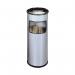 Durable Waste Bin Round 17 Litre with Round Ashtray 2 Litre 333023 DB98900