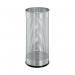 Durable Metal Umbrella Stand 28.5 Litre Round Silver 335023 DB98924