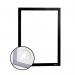Durable Duraframe Wallpaper Infoframe A4 Black 4843 DB99073
