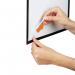 Durable Duraframe Wallpaper Infoframe A4 Black 4843 DB99073