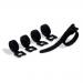 Durable Cavoline Cable Management Grip Tie Black (Pack of 5) 503601