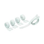 Durable CAVOLINE Cable Management Grip Tie White (Pack of 5) 503602 DB99130