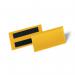 Durable Magnetic Document Pocket 100x38mm Yellow (Pack of 50) 174104 DB99696