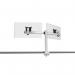 Durable Monitor Mount PRO for 2 Screens Up to 27 Inch with Desk Clamp Attachment 508523 DB99840