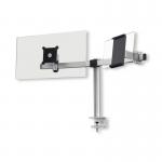 Durable Monitor Mount PRO for 1 Screen Up to 27in 1 Tablet Up to 13in + Desk Clamp Attachment 508723 DB99842