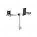 Durable Monitor Mount PRO for 1 Screen Up to 27in 1 Tablet Up to 13in + Desk Clamp Attachment 508723 DB99842