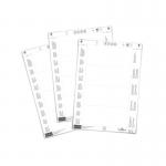 Durable Insert Sheets 150x67mm White (Pack of 80) 100302 DB99876