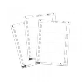 Durable Insert Sheets 150x67mm White (Pack of 80) 100302 DB99876