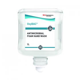 Deb OxyBAC Antibacterial Foam Wash 1 Litre Cartridge (Pack of 6) OXY1L DEB04081