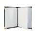 Securit Basic Range Menu Book Cover with 4 Fixed Double-sided A5 Inserts Black MC-BRA5-BL DF24899