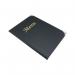 Securit Basic Range Menu Book Cover with 4 Fixed Double-sided A4 Inserts Black MC-BRA4-BL DF24905