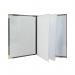 Securit Basic Range Menu Book Cover with 4 Fixed Double-sided A4 Inserts Black MC-BRA4-BL DF24905