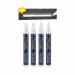 Securit Waterproof Chalk Marker Chiselled Nib 2-6mm White (Pack of 4) SMA610-V4-WT DF28144