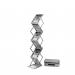 Deflecto Double Sided Folding Stand A4 Silver DE36100