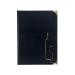 Securit Basic Range Wine Card PVC Leather Style A4 Black MC-BRWC-BL DF49218