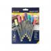 Securit Liquid Chalk Marker 1-2mm Nib Assorted (Pack of 7) BL-SMA100-V7-AS DF49272