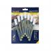 Securit Liquid Chalk Marker 1-2mm Nib White (Pack of 7) BL-SMA100-V7-WT DF49275
