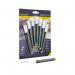 Securit Liquid Chalk Marker 1-2mm Nib White (Pack of 7) BL-SMA100-V7-WT DF49275