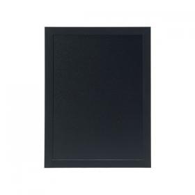 Securit Woody Chalkboard with White Chalk Marker and Mounting Kit 300xx10x400mm Black WBW-BL-30-40 DF49478