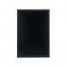 Securit Woody Chalkboard with Chalk Marker and Mounting Kit 400x15x600mm Black WBW-BL-40-60 DF49479