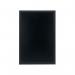 Securit Woody Chalkboard with Chalk Marker and Mounting Kit 400x15x600mm Black WBW-BL-40-60 DF49479