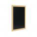 Securit Woody Chalkboard with White Chalk Marker and Mounting Kit 300x10x400mm Teak WBW-TE-30-40 DF49488