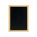 Securit Woody Chalkboard with White Chalk Marker and Mounting Kit 300x10x400mm Teak WBW-TE-30-40 DF49488