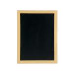 Securit Woody Chalkboard with White Chalk Marker and Mounting Kit 300x10x400mm Teak WBW-TE-30-40 DF49488