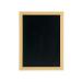 Securit Woody Chalkboard with White Chalk Marker and Mounting Kit 300xx10x400mm Teak WBW-TE-30-40 DF49488