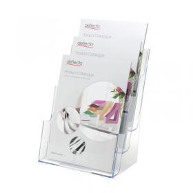 Deflecto 3 Tier Literature Holder A4 DE773YTCRY DF77301