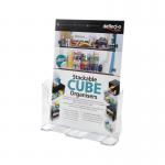Deflecto 4 Tier Literature Holder 13 A4 DE777YTCRY DF77701