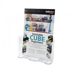Deflecto 4 Tier Literature Holder 13 A4 DE777YTCRY DF77701