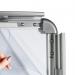 Deflecto A1 Water Based Pavement Display Board with Snap Frame Silver PPA100S DF90560