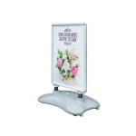 Deflecto A1 Water Based Pavement Display Board with Snap Frame Silver PPA100S DF90560