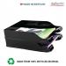 Deflecto Sustainable Desktop Starter Kit Black CP175RCBLK DF91194