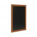 Deflecto Wall Mounted Chalkboard 300x400mm Teak WCB-30-40-TE DF91448