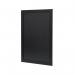 Deflecto Wall Mounted Chalkboard 600x800mm Black WCB-60-80-BLK DF91453